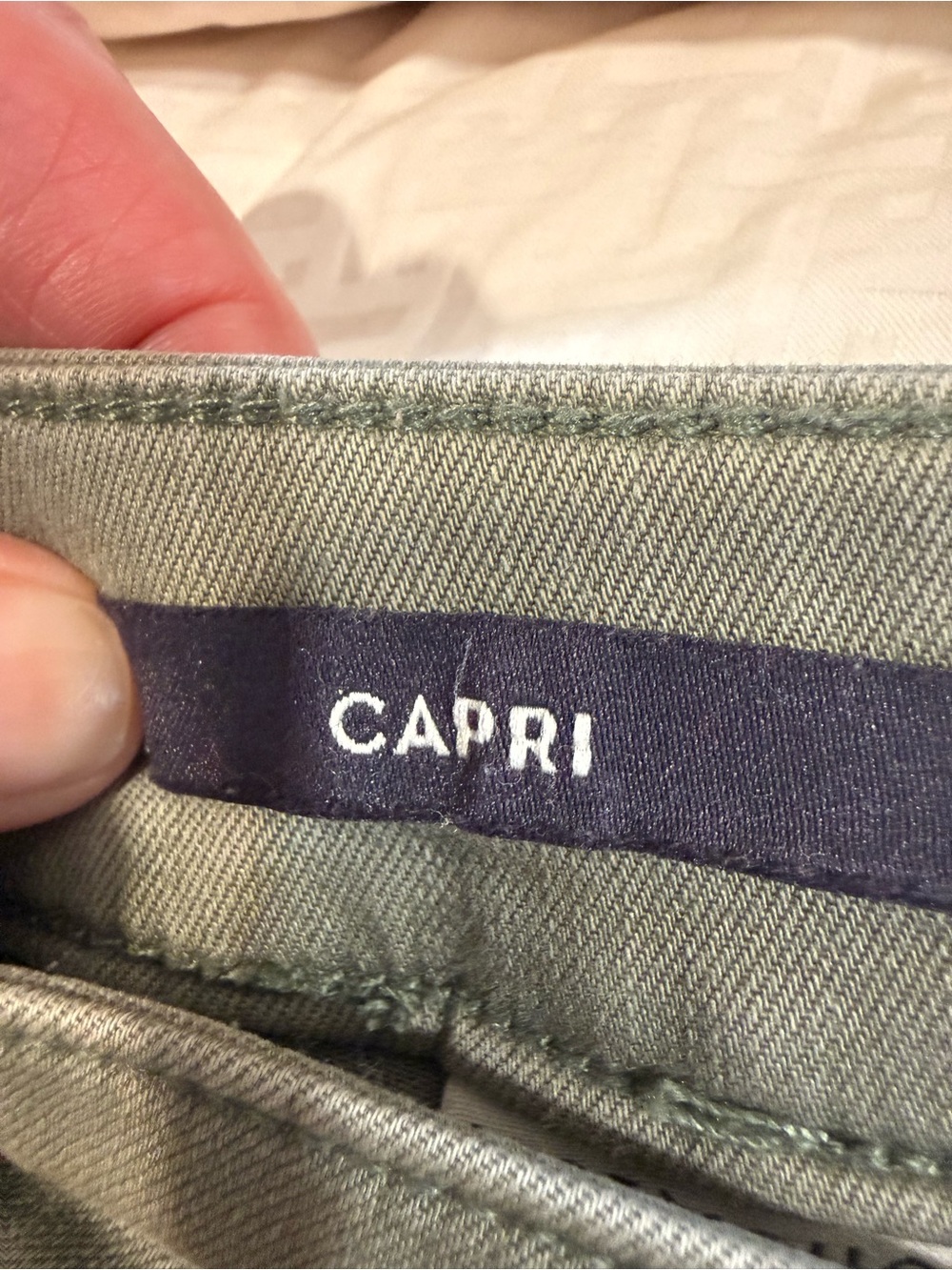 NYDJ 1X Olive Green Denim Pants - Picture 3 of 10
